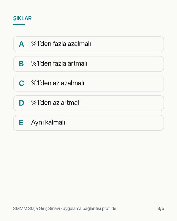 SGS 2022/1 İktisat (Ekonomi) sorusu, slayt 3