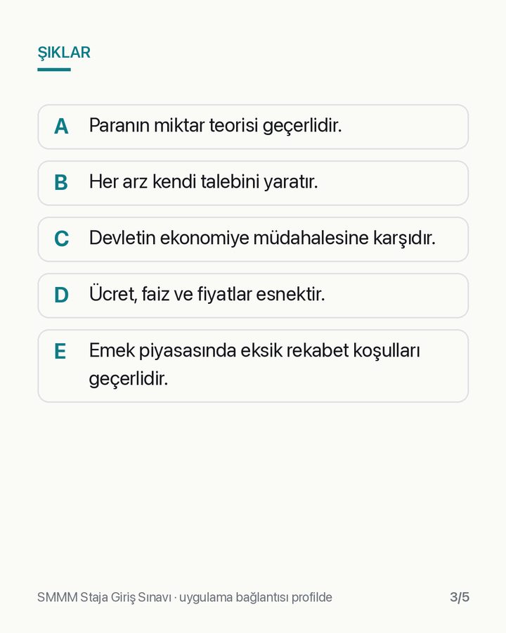 SGS 2024/3 Maliye sorusu, slayt 3